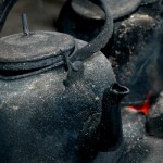 soot on teapot